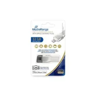 Mediarange usb 3.0 combo flash w/apple lightning  32gb Mediarange - 1