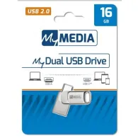My media dual usb 2.0 /usb c drive 16gb Mymedia - 1