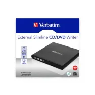 Verbatim mobile dvd rewriter usb2.0 black incl. data burning sw Verbatim - 1