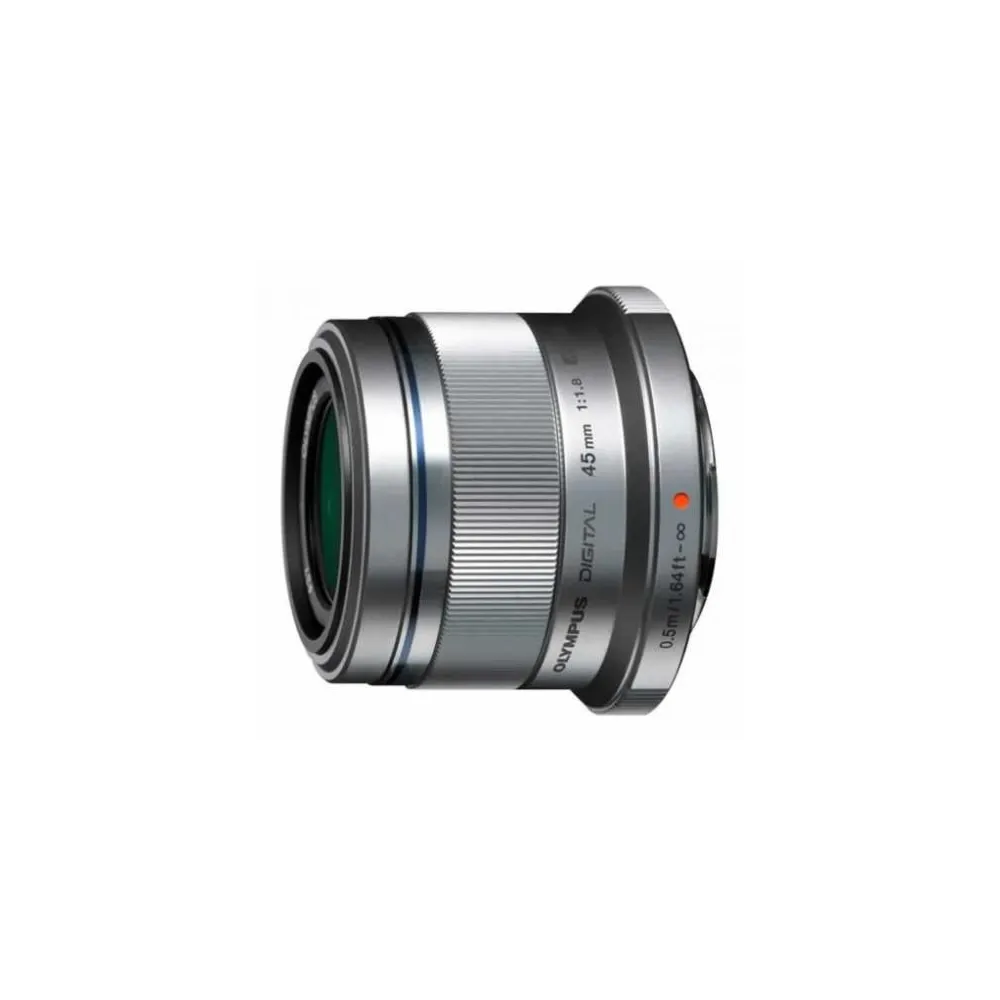 Obiectiv olympus m.zuiko digital 45mm 1:1.8 / et-m4518 silver Olympus - 1