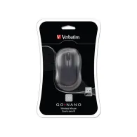 Verbatim  wireless laser go nano mouse black Verbatim - 1