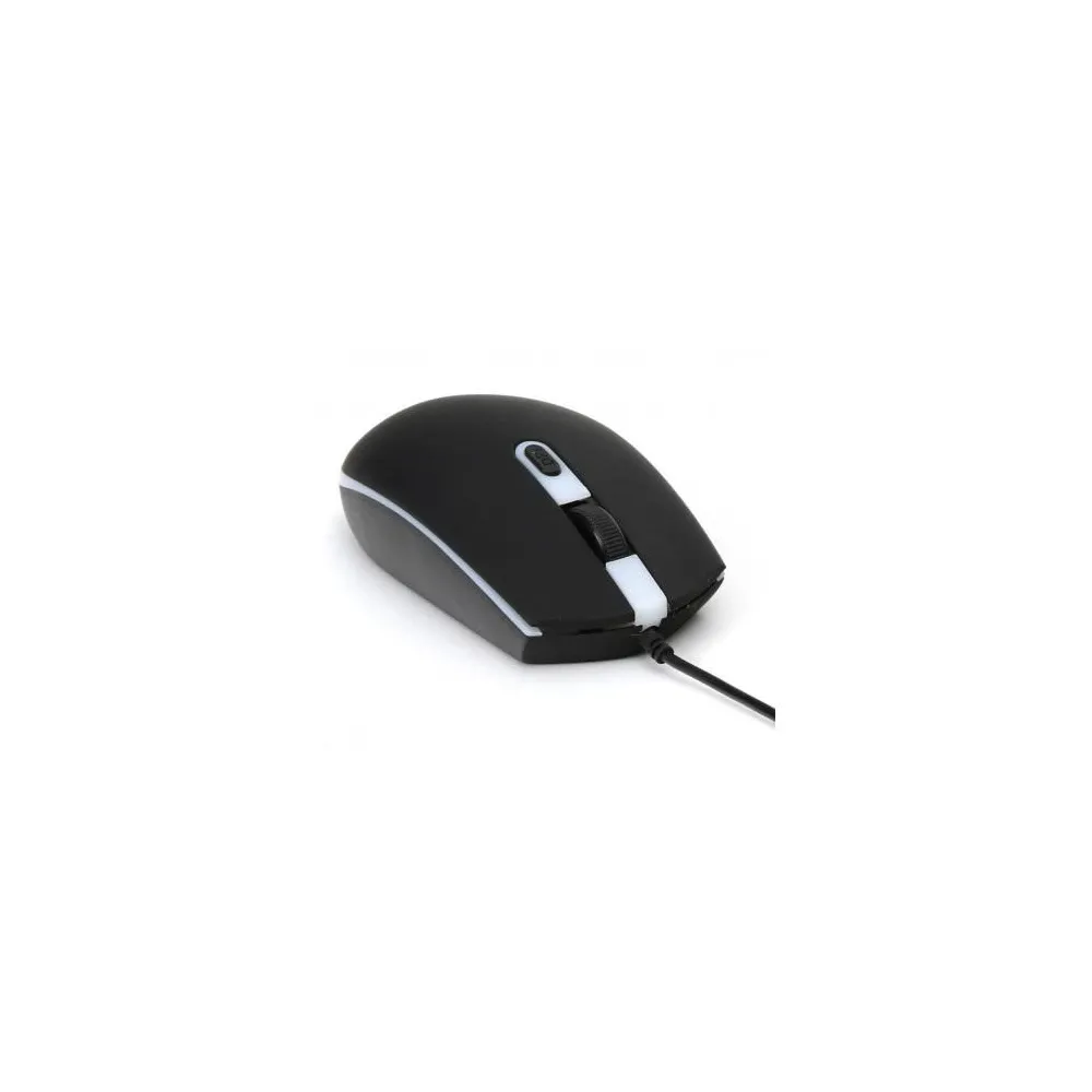 Omega mouse om-0550 1000/1600/2000dpi rubber black usb Omega - 1