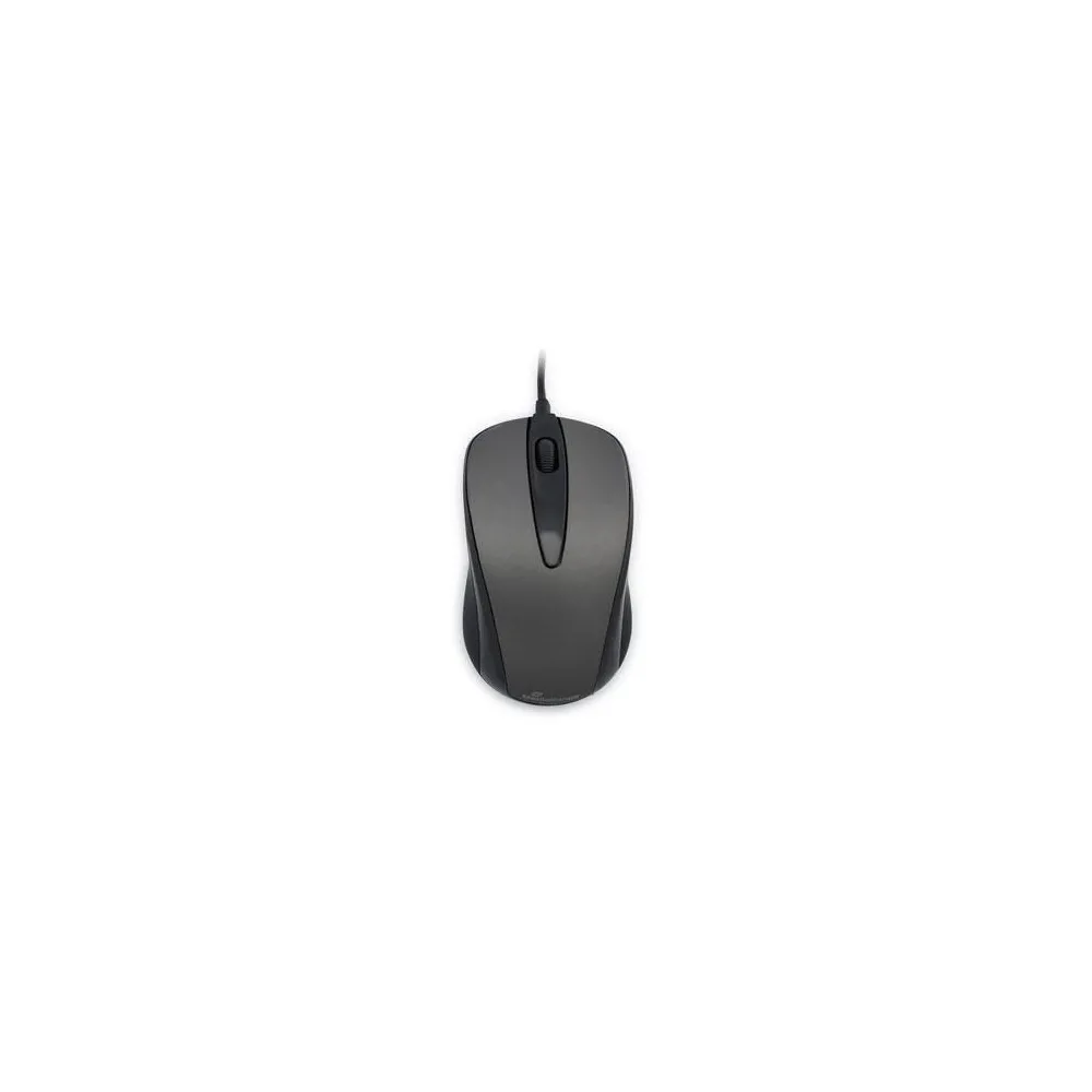 Mediarange corded 3-button optical mouse black/grey Mediarange - 1