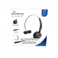 Mediarange wireless mono headset with microphone 180mah battery black Mediarange - 1