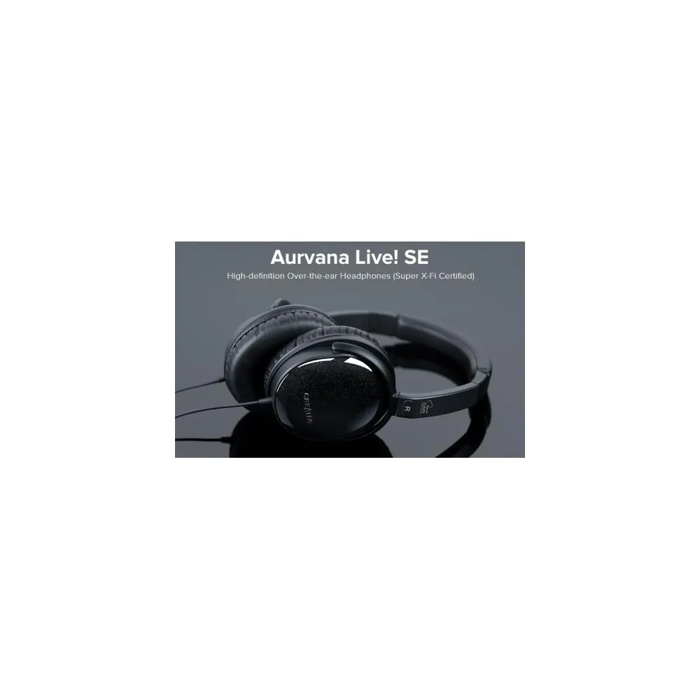 Creative aurvana live! se x-fi - headset black Creative - 1