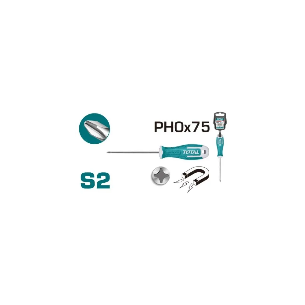 Total - surubelnita phillips- ph0 - 3.0 - 75mm -(i Total - 1