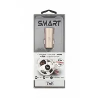 Tnb 2.4a cigar lighter charger - 1 usb port - gold Tnb - 1