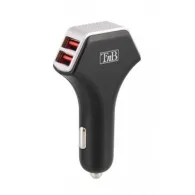 Tnb 8.0a cigar lighter charger 4 usb ports - black Tnb - 1