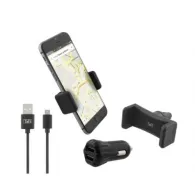 Tnb pack w/2usb car charger + air vent holder + micro usb cable Tnb - 1