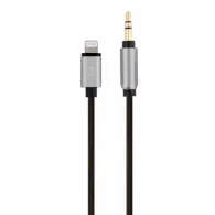 Tnb nylon lightning cable to 3.5 mm jack - 1m20 - black Tnb - 1
