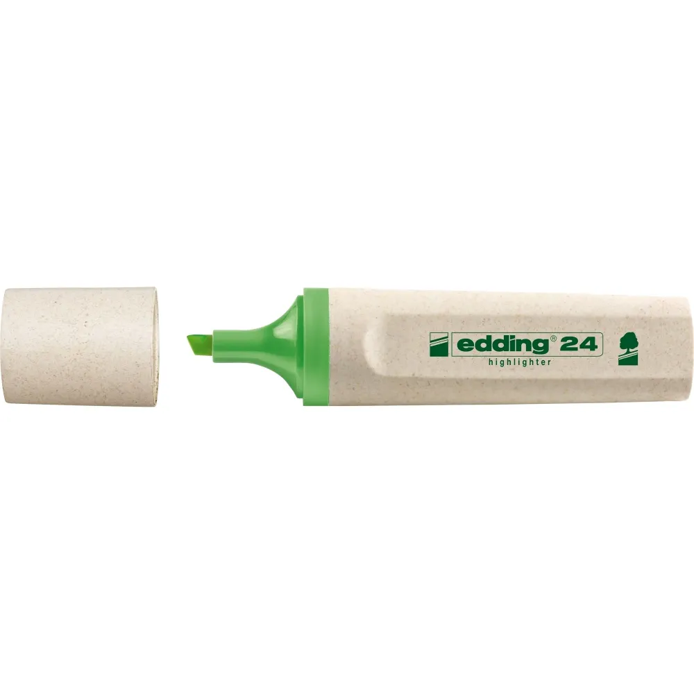 Textmarker edding ecoline varf retezat 2-5 mm verde Edding - 1