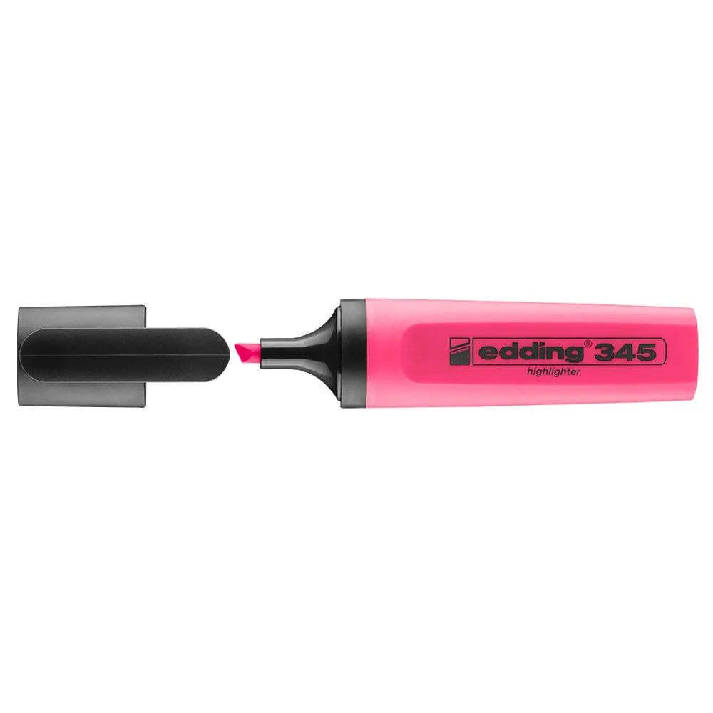 Textmarker edding 345 varf 2-5 mm roz Edding - 1