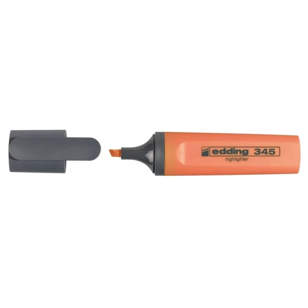 Textmarker edding 345 varf 2-5 mm portocaliu Edding - 1