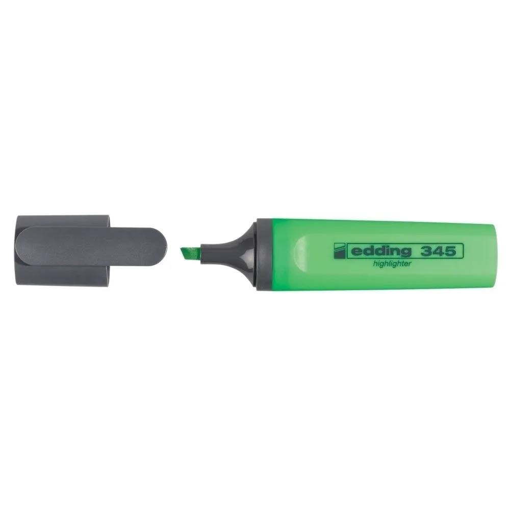 Textmarker edding 345 varf 2-5 mm verde Edding - 1