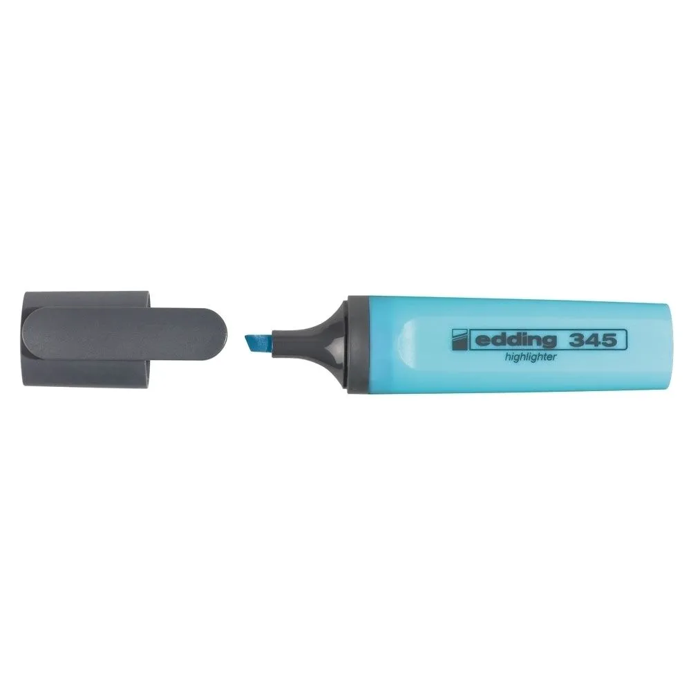 Textmarker edding 345 varf 2-5 mm albastru Edding - 1
