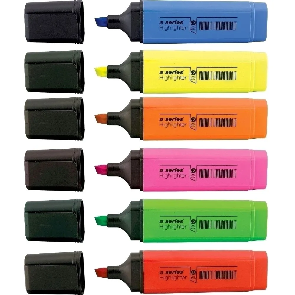 Textmarker a-series varf 1-5 mm 6 culori/set A-series - 1