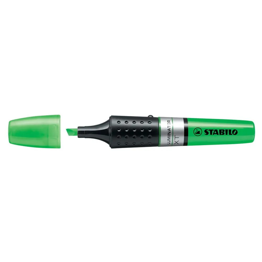 Textmarker stabilo luminator varf 2- 5 mm verde Stabilo - 1