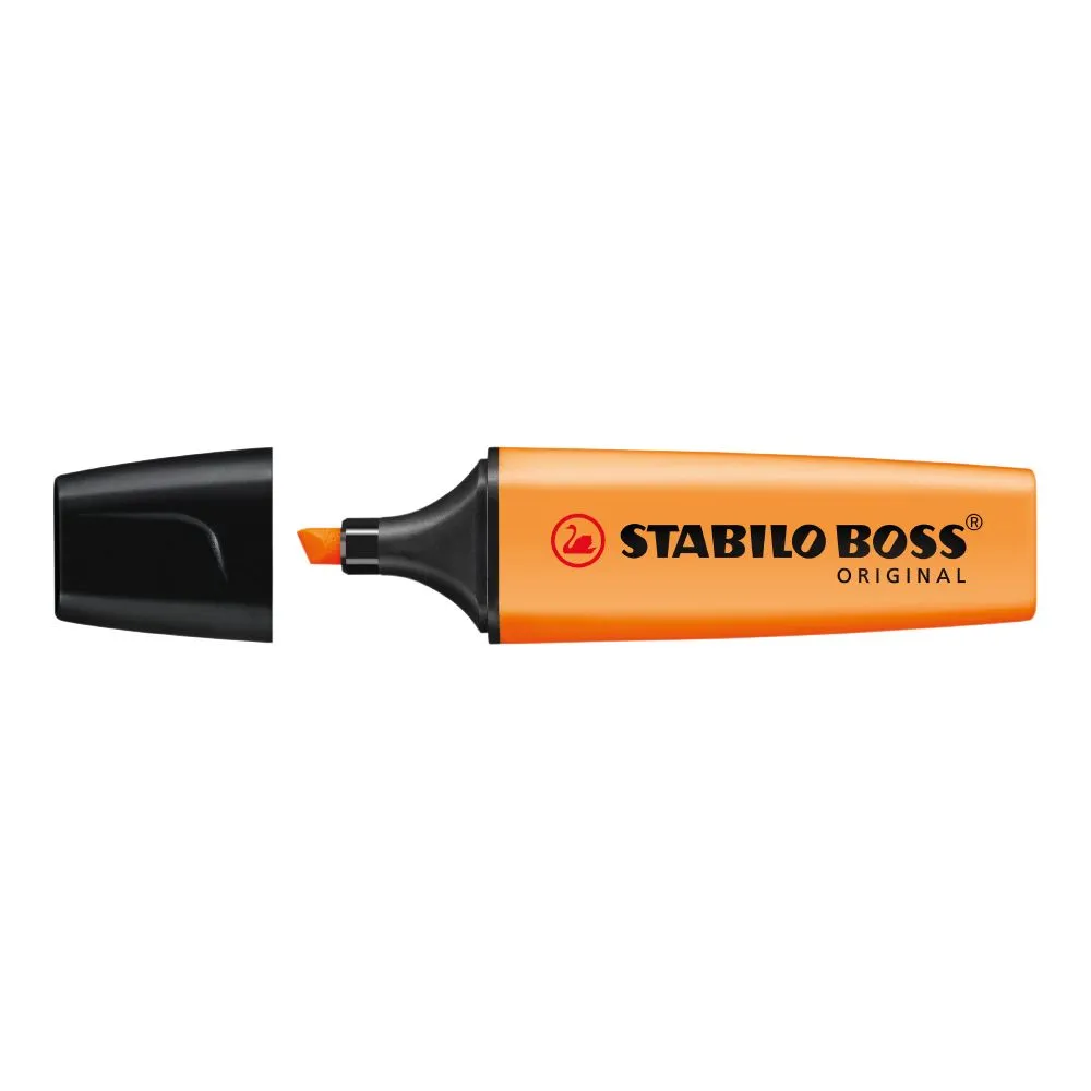Textmarker stabilo boss varf 2-5 mm portocaliu Stabilo - 1