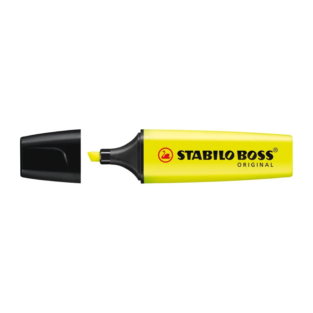 Textmarker stabilo boss varf 2-5 mm galben Stabilo - 1