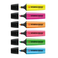 Textmarker stabilo boss original 6 culori varf 2-5 mm Stabilo - 1