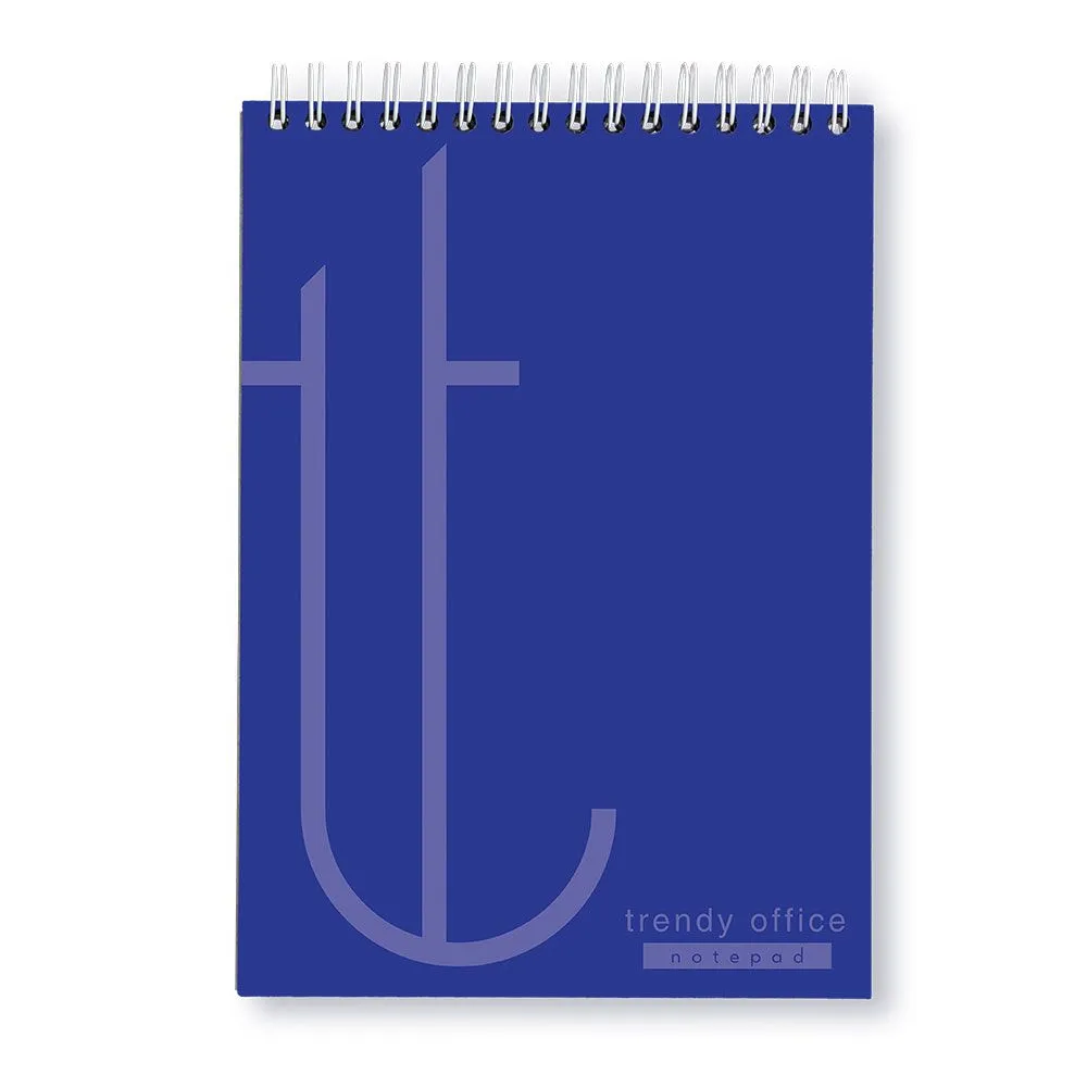 Blocnotes trendy blue cu spira a4 70 file matematica Rtc - 1
