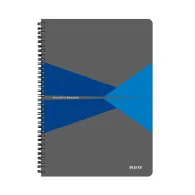 Caiet de birou leitz office pp a5 cu spira matematica albastru Leitz - 1
