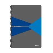 Caiet de birou leitz office pp a5 cu spira matematica albastru Leitz - 1