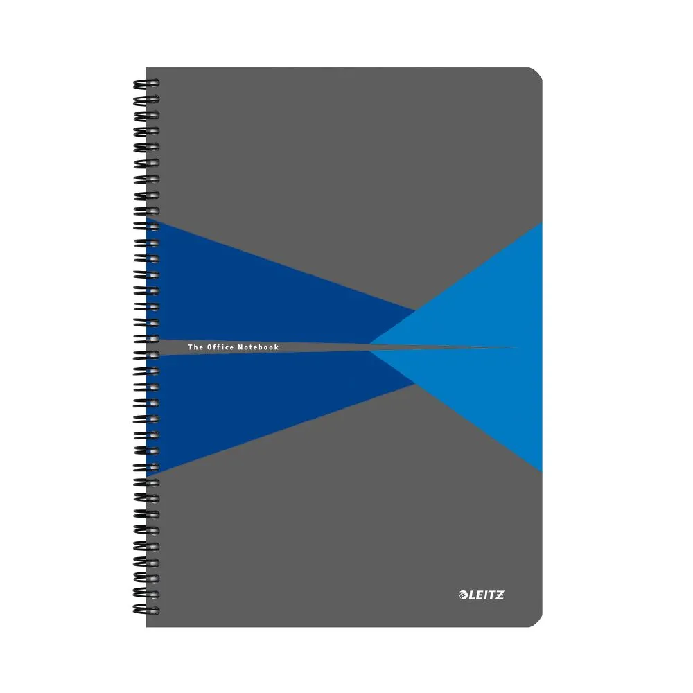 Caiet de birou leitz office pp a5 cu spira matematica albastru Leitz - 1