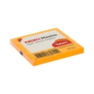Notite adezive noki portocaliu 75 x 75 mm 100 file/set Noki - 1