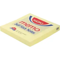 Notite adezive noki 75 x 75 mm galben 100 file/set Noki - 1