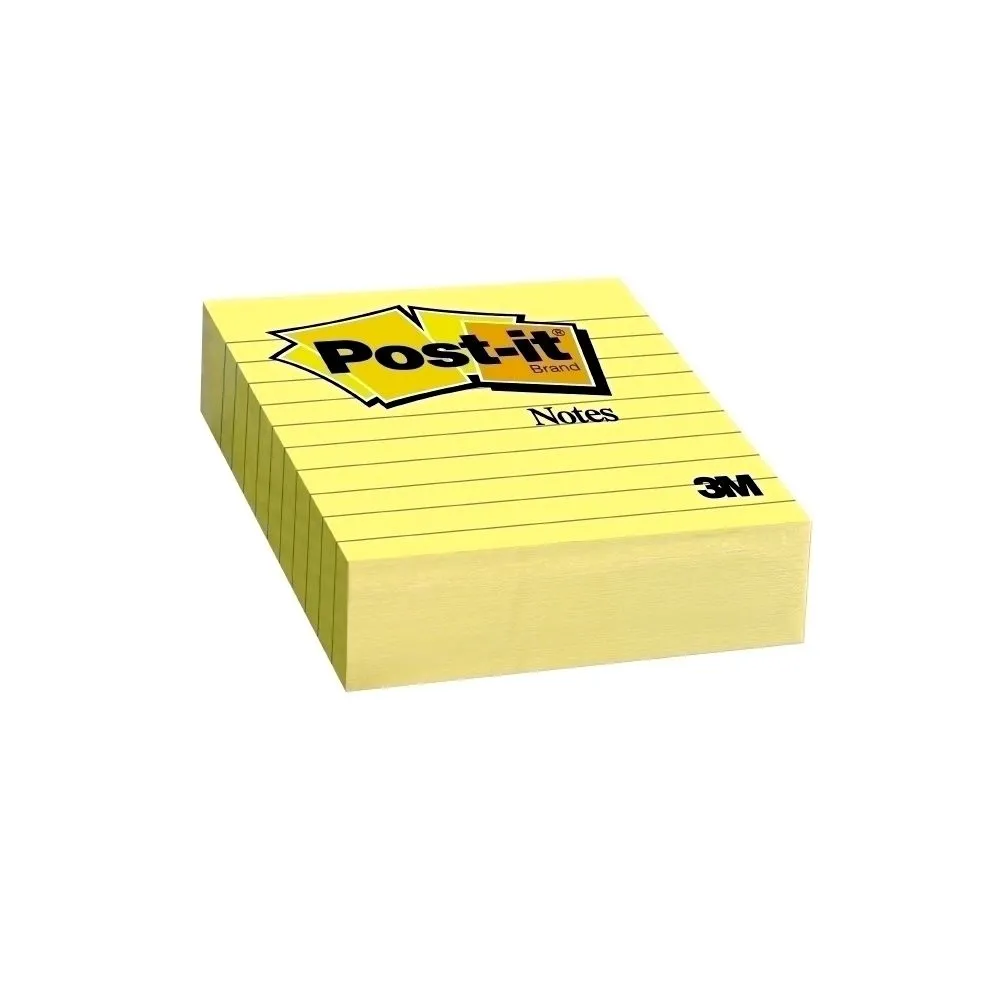 Notite adezive post-it liniate galben 100 x 100 mm 300 file Post-it - 1