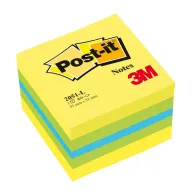 Notite adezive post-it galben/verde 51 x 51 mm 400 file Post-it - 1