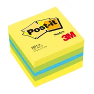 Notite adezive post-it galben/verde 51 x 51 mm 400 file Post-it - 1