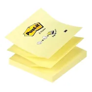 Notite adezive post-it z-notes galben neon 76 x76 mm 100 file Post-it - 1