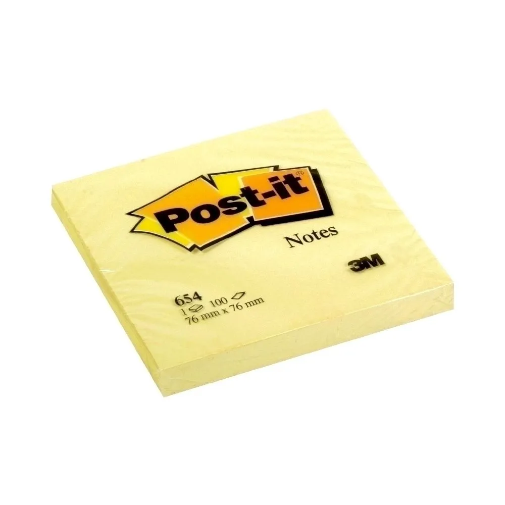 Notite adezive post-it 76 x 76 mm 100 file galben Post-it - 1