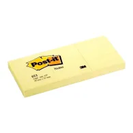 Notite adezive post-it 38 x 51 mm 100 file galben 3 bucati/set Post-it - 1