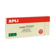 Notite adezive apli 38 x 51 mm galben 300 file Apli - 1