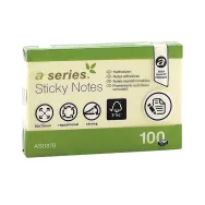 Notite adezive a-series 50 x 75 mm galben 100 file A-series - 1