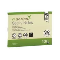Notite adezive a-series 100 x 75 mm galben 100 file A-series - 1