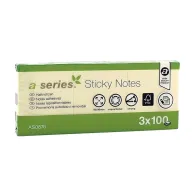 Notite adezive a-series 50 x 40 mm galben 100 file 3 bucati/set A-series - 1