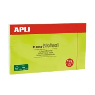 Notite adezive apli 125 x 75 mm verde 100 file/set Apli - 1