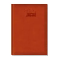 Agenda dakota a5 datata hartie ivory coperta orange  - 1