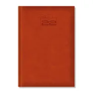 Agenda dakota a5 datata hartie ivory coperta orange  - 1
