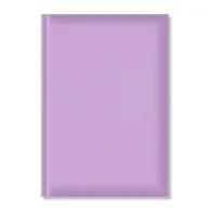 Agenda nedatata a5 hartie offset alb coperta lila  - 1