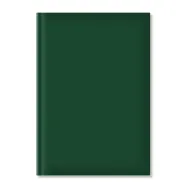 Agenda nedatata a5 hartie offset alb coperta verde  - 1