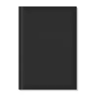 Agenda nedatata a5 hartie offset alb coperta neagra  - 1