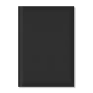 Agenda nedatata a5 hartie offset alb coperta neagra  - 1