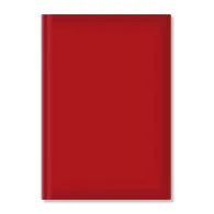 Agenda nedatata a5 hartie offset alb coperta rosie  - 1