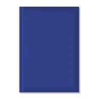 Agenda nedatata a5 hartie offset alb coperta albastru  - 1