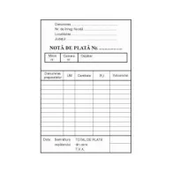 Nota plata a6 c100 3 bucati/set  - 1